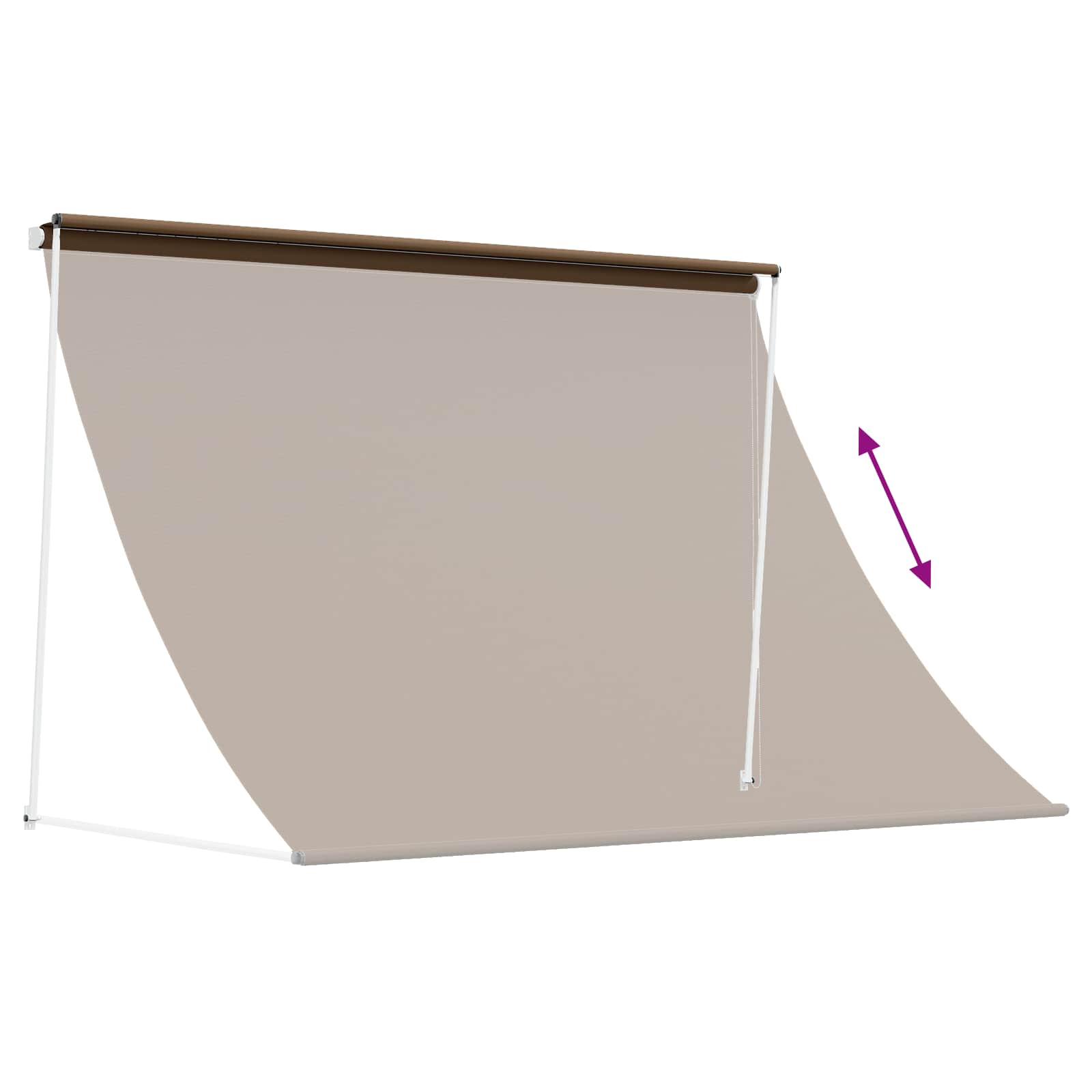 Markise Taupe 100 x 150 cm