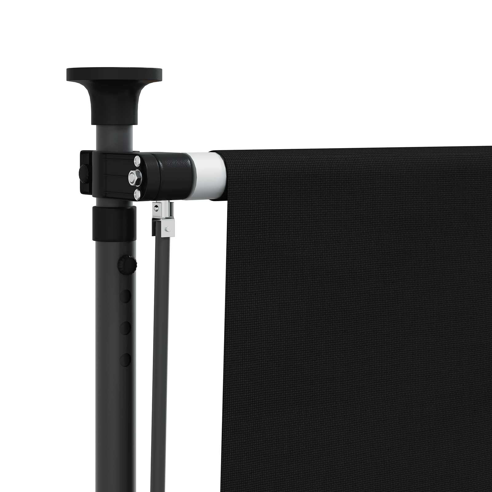 Outdoor Rollo Schwarz 150 x 270 cm