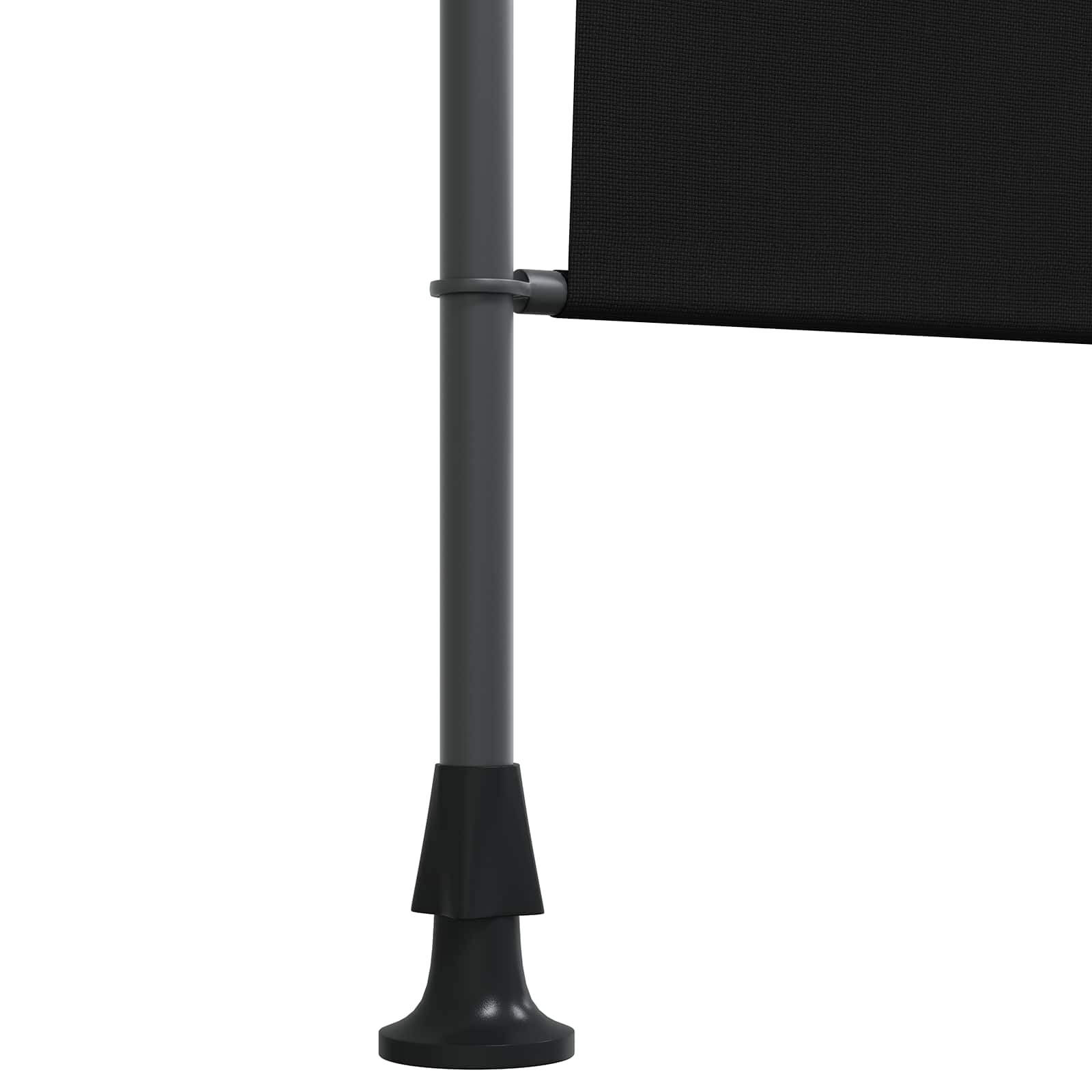 Outdoor Rollo Schwarz 150 x 270 cm