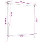 Outdoor Rollo Sand 150 x 270 cm