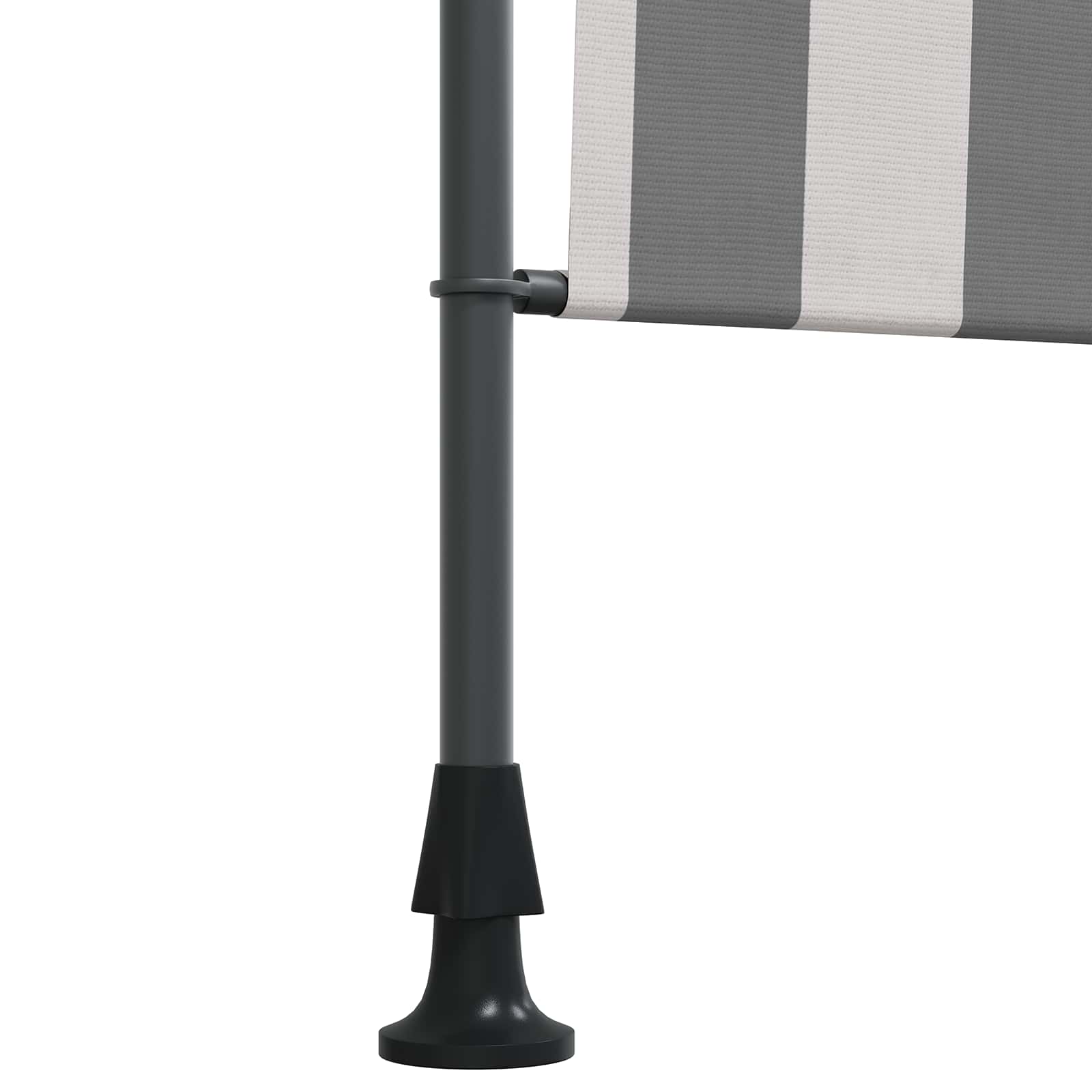 Outdoor Rollo Anthrazit und Weiß 100 x 270 cm