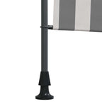 Outdoor Rollo Anthrazit und Weiß 200 x 270 cm
