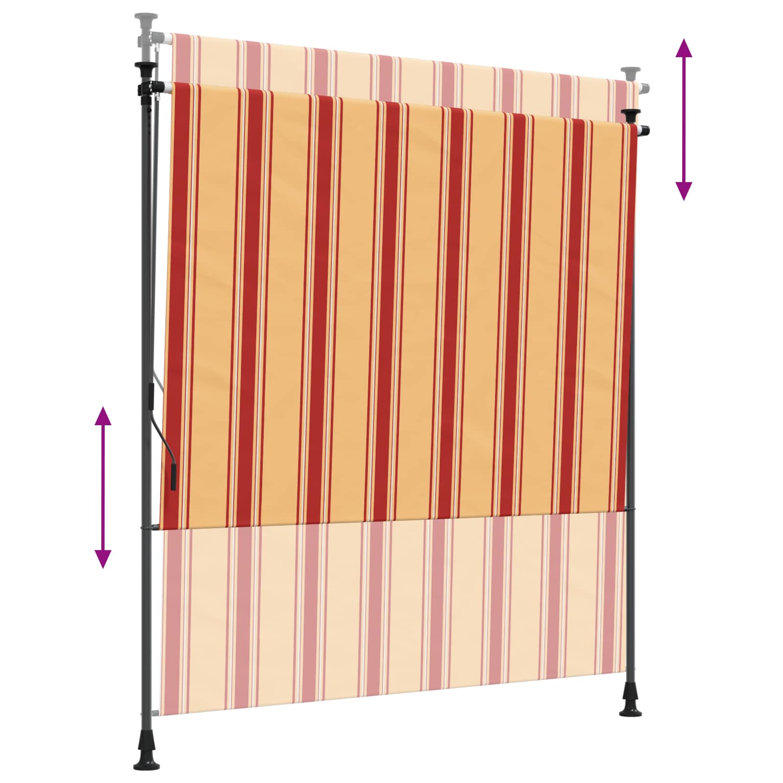 Outdoor Rollo Mehrfarbig 150 x 270 cm