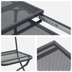 Garten Essgruppe 7 pcs Anthrazit 212 x 90 x 76 cm