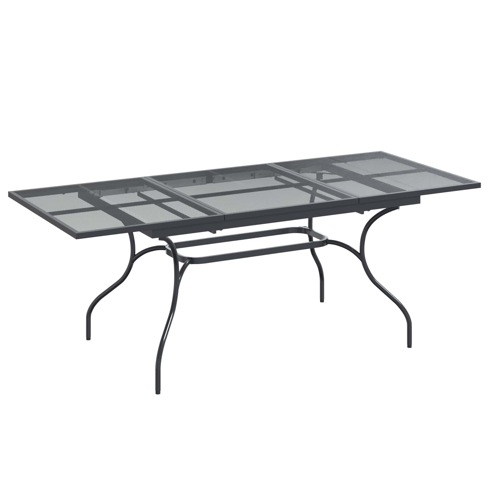 Garten Essgruppe 7 pcs Anthrazit 212 x 90 x 76 cm