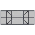 Garten Essgruppe 7 pcs Anthrazit 212 x 90 x 76 cm
