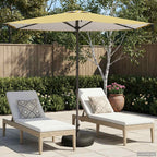 Garten-Sonnenschirm 270 x 270 cm Polyester Rechtwinklig
