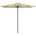 Garten-Sonnenschirm 270 x 270 cm Polyester Rechtwinklig