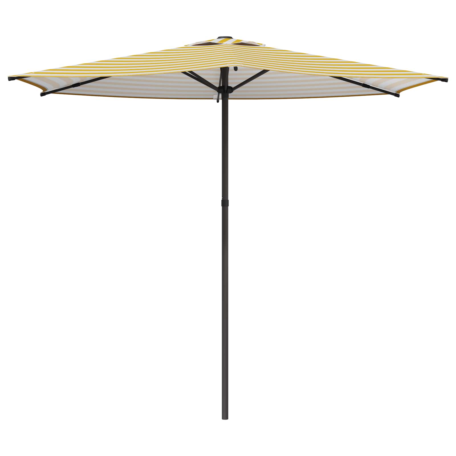 Garten-Sonnenschirm 270 x 270 cm Polyester Rechtwinklig