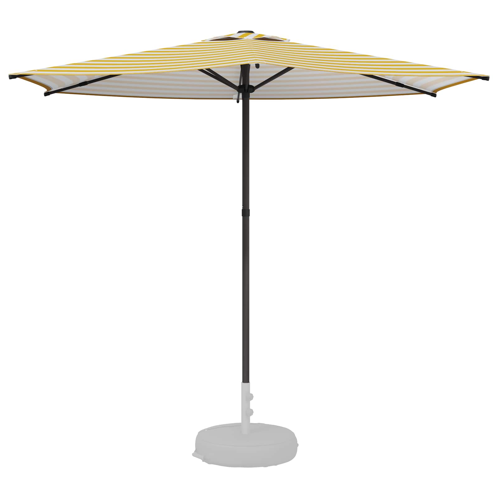 Garten-Sonnenschirm 270 x 270 cm Polyester Rechtwinklig