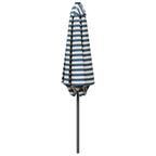 Garten-Sonnenschirm 270 x 270 cm Polyester Rechtwinklig