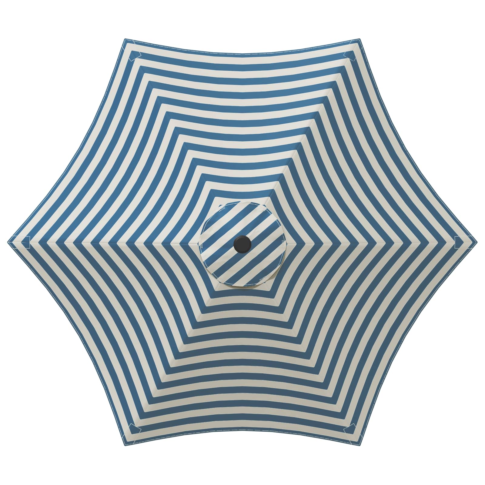 Garten-Sonnenschirm 270 x 270 cm Polyester Rechtwinklig