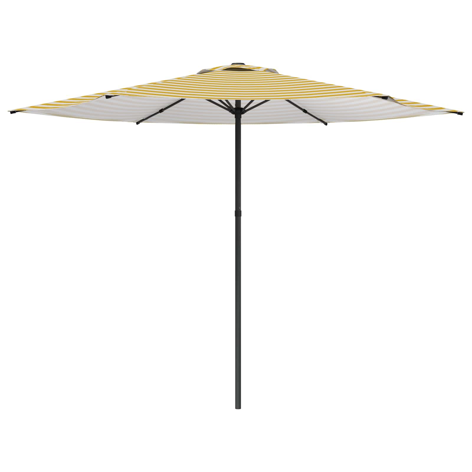 Garten-Sonnenschirm 300 x 300 cm Polyester Rechtwinklig