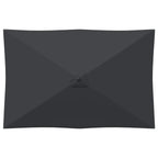 Garten-Sonnenschirm 200 x 300 cm Polyester Rechtwinklig