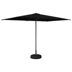 Garten-Sonnenschirm 200 x 300 cm Polyester Rechtwinklig Schwarz