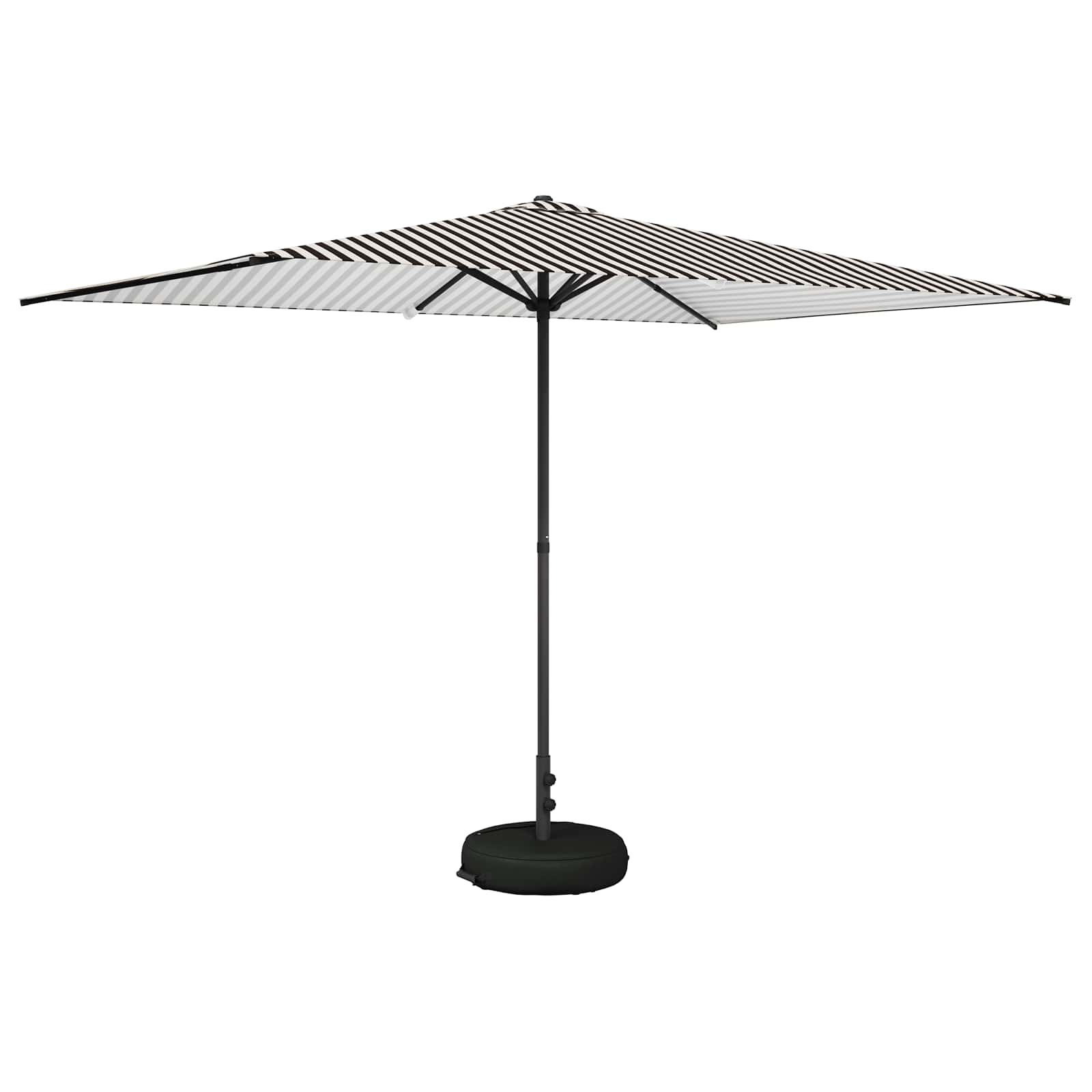 Garten-Sonnenschirm 200 x 300 cm Polyester Rechtwinklig