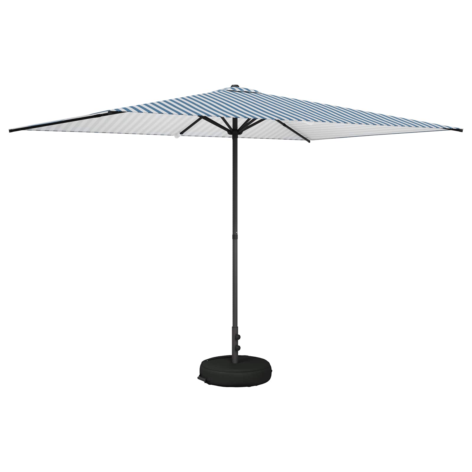 Garten-Sonnenschirm 200 x 300 cm Polyester Rechtwinklig