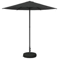 Garten-Sonnenschirm 230 x 230 cm Polyester Rechtwinklig