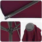 Garten-Sonnenschirm 230 x 230 cm Polyester Rechtwinklig