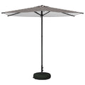 Garten-Sonnenschirm 270 x 270 cm Polyester Rechtwinklig