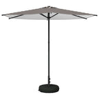 Garten-Sonnenschirm 270 x 270 cm Polyester Rechtwinklig