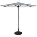 Garten-Sonnenschirm 270 x 270 cm Polyester Rechtwinklig