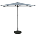 Garten-Sonnenschirm 270 x 270 cm Polyester Rechtwinklig
