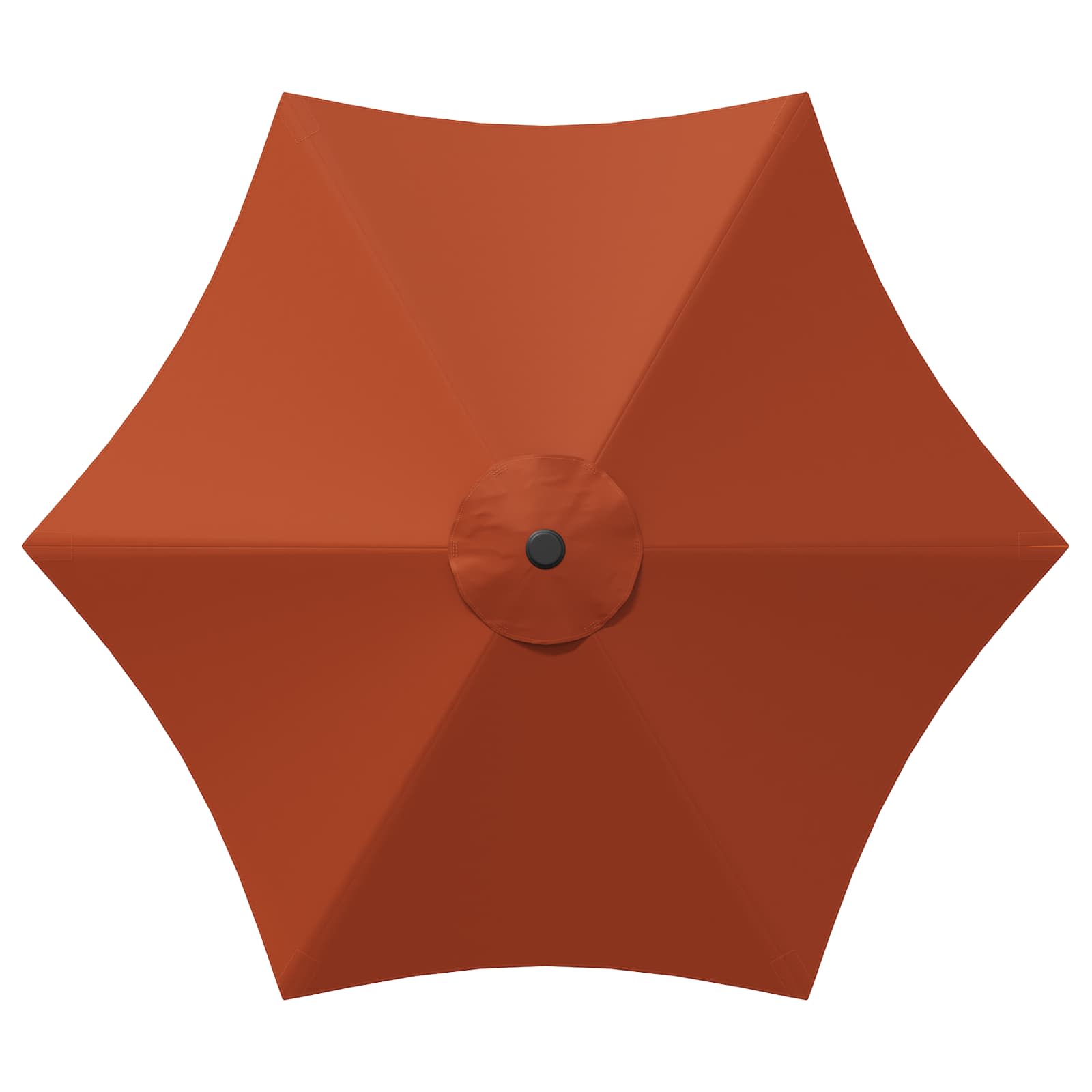 Garten-Sonnenschirm 300 x 300 cm Polyester Rechtwinklig