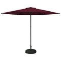 Garten-Sonnenschirm 300 x 300 cm Polyester Rechtwinklig