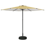 Garten-Sonnenschirm 300 x 300 cm Polyester Rechtwinklig