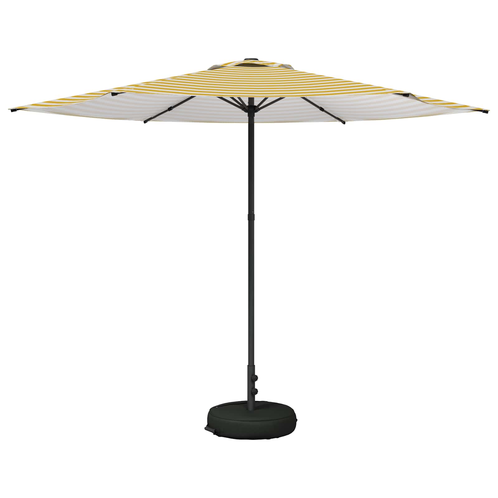 Garten-Sonnenschirm 300 x 300 cm Polyester Rechtwinklig
