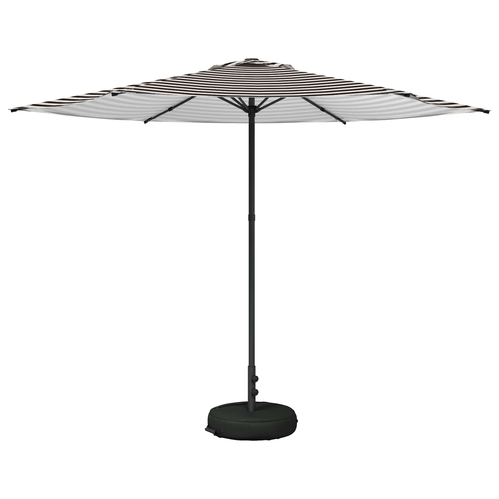 Garten-Sonnenschirm 300 x 300 cm Polyester Rechtwinklig