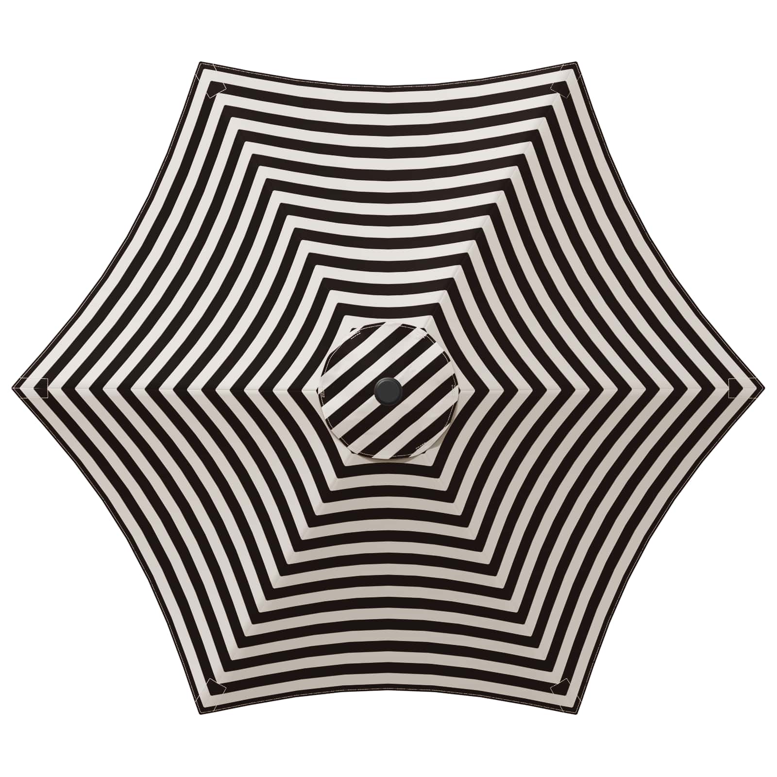 Garten-Sonnenschirm 300 x 300 cm Polyester Rechtwinklig