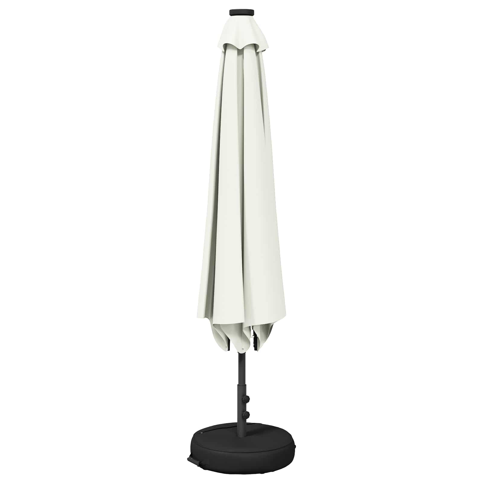 Garten Sonnenschirm mit LED-Lichtern 200 x 300 cm Polyester