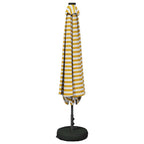 Garten Sonnenschirm mit LED-Lichtern 200 x 300 cm Polyester