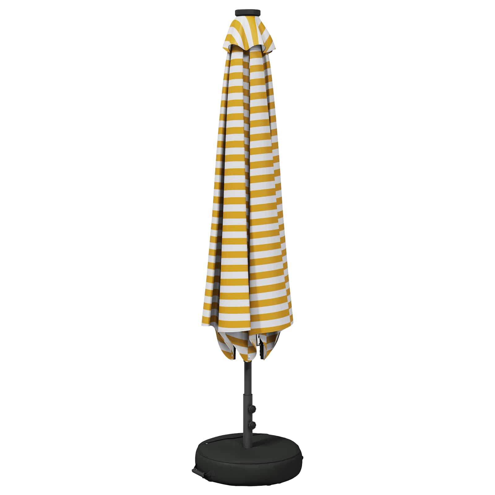 Garten Sonnenschirm mit LED-Lichtern 200 x 300 cm Polyester