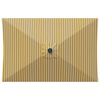 Garten Sonnenschirm mit LED-Lichtern 200 x 300 cm Polyester