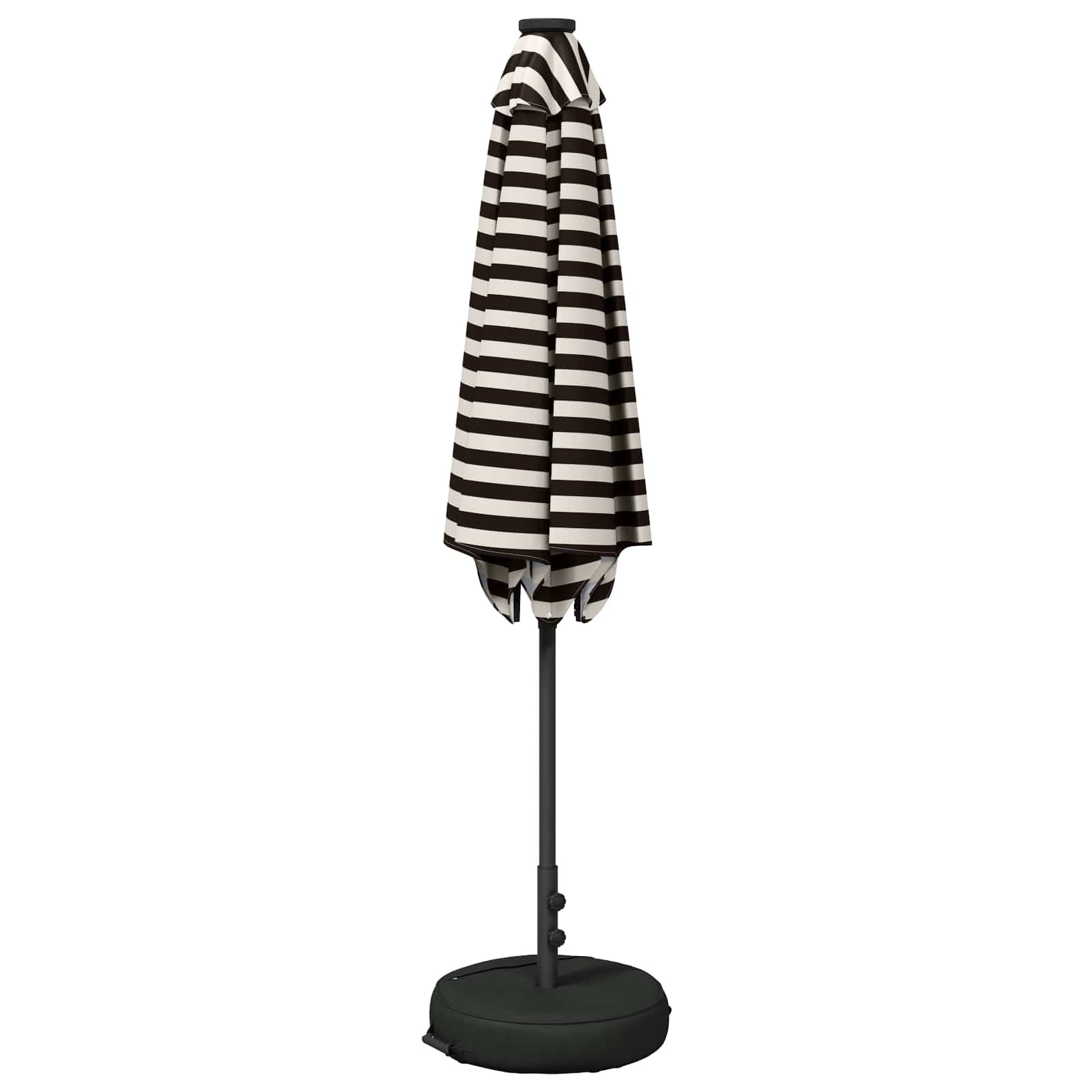 Garten Sonnenschirm mit LED-Lichtern 270 x 270 cm Polyester