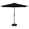 Garten Sonnenschirm mit LED-Lichtern 300 x 300 cm Polyester