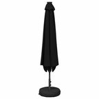 Garten Sonnenschirm mit LED-Lichtern 300 x 300 cm Polyester
