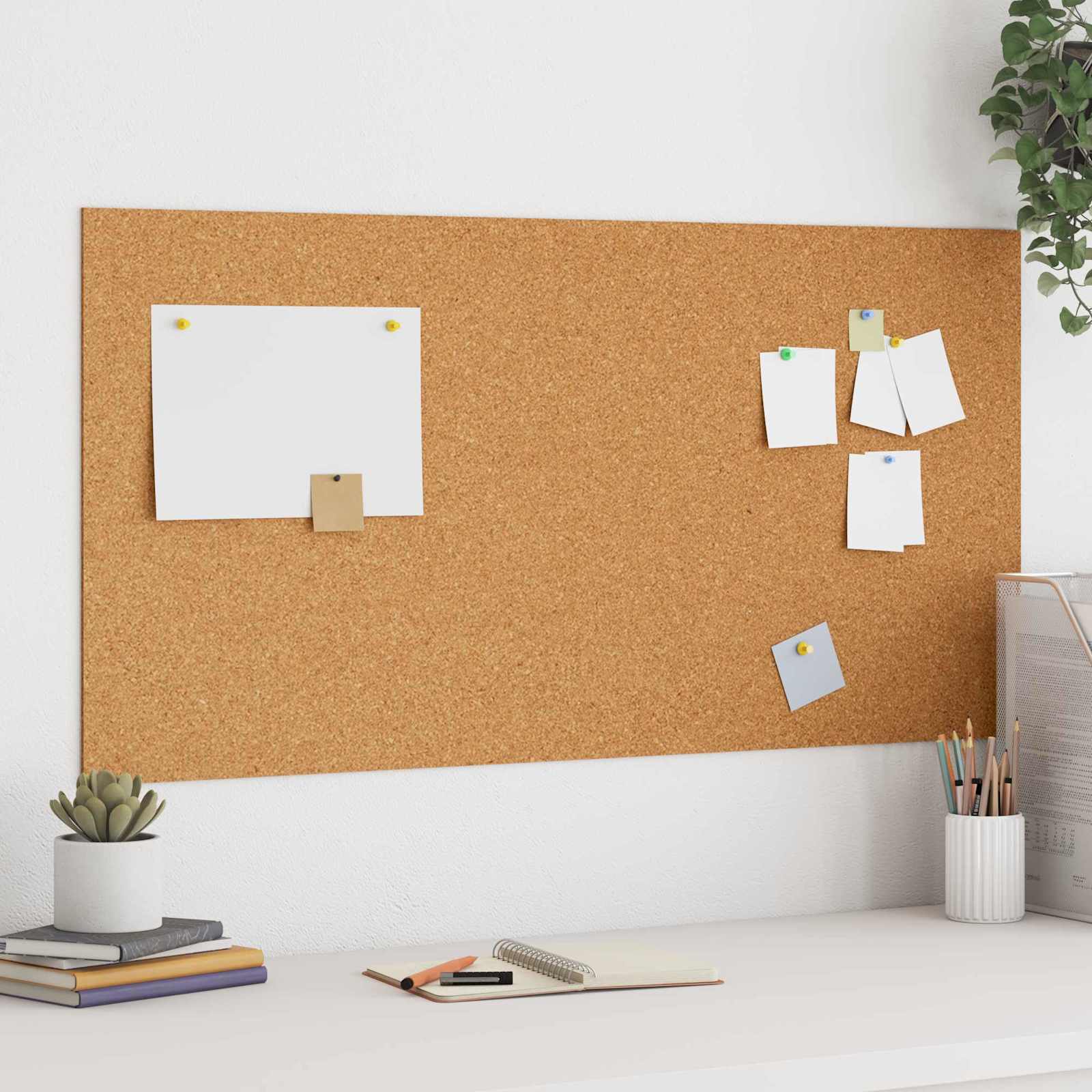 Korkplatte 6 pcs 100 x 50 x 1 cm Kork Braun