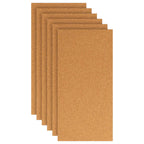 Korkplatte 6 pcs 100 x 50 x 1 cm Kork Braun