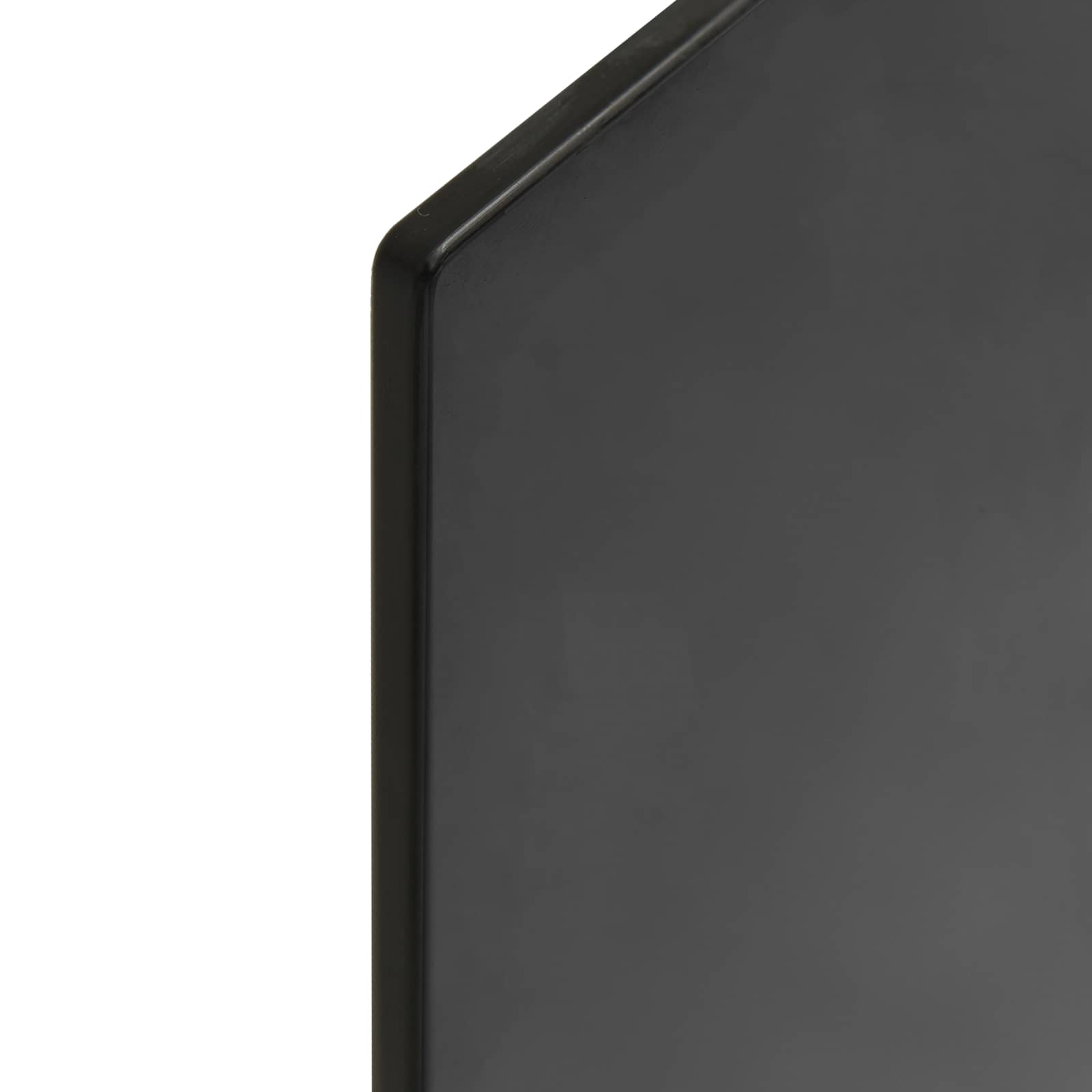Tischplatte 4 pcs Schwarz Glas