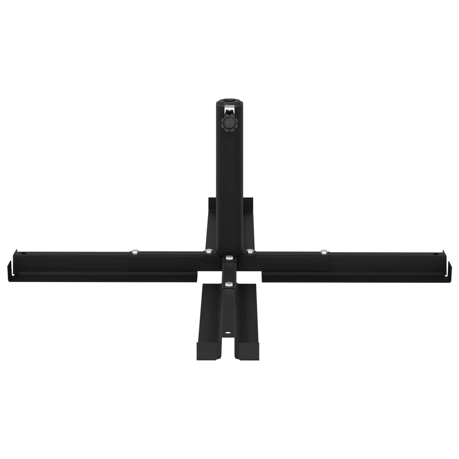 Parasolständer für 25–50 mm Stange Schwarz