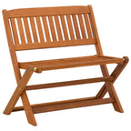 Kinderbank Braun 61 x 38 x 57 cm Massives Eukalyptus Holz