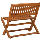 Kinderbank Braun 61 x 38 x 57 cm Massives Eukalyptus Holz