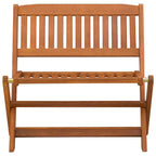 Kinderbank Braun 61 x 38 x 57 cm Massives Eukalyptus Holz
