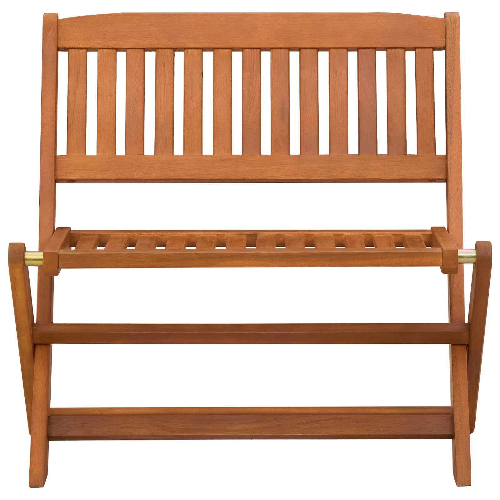 Kinderbank Braun 61 x 38 x 57 cm Massives Eukalyptus Holz