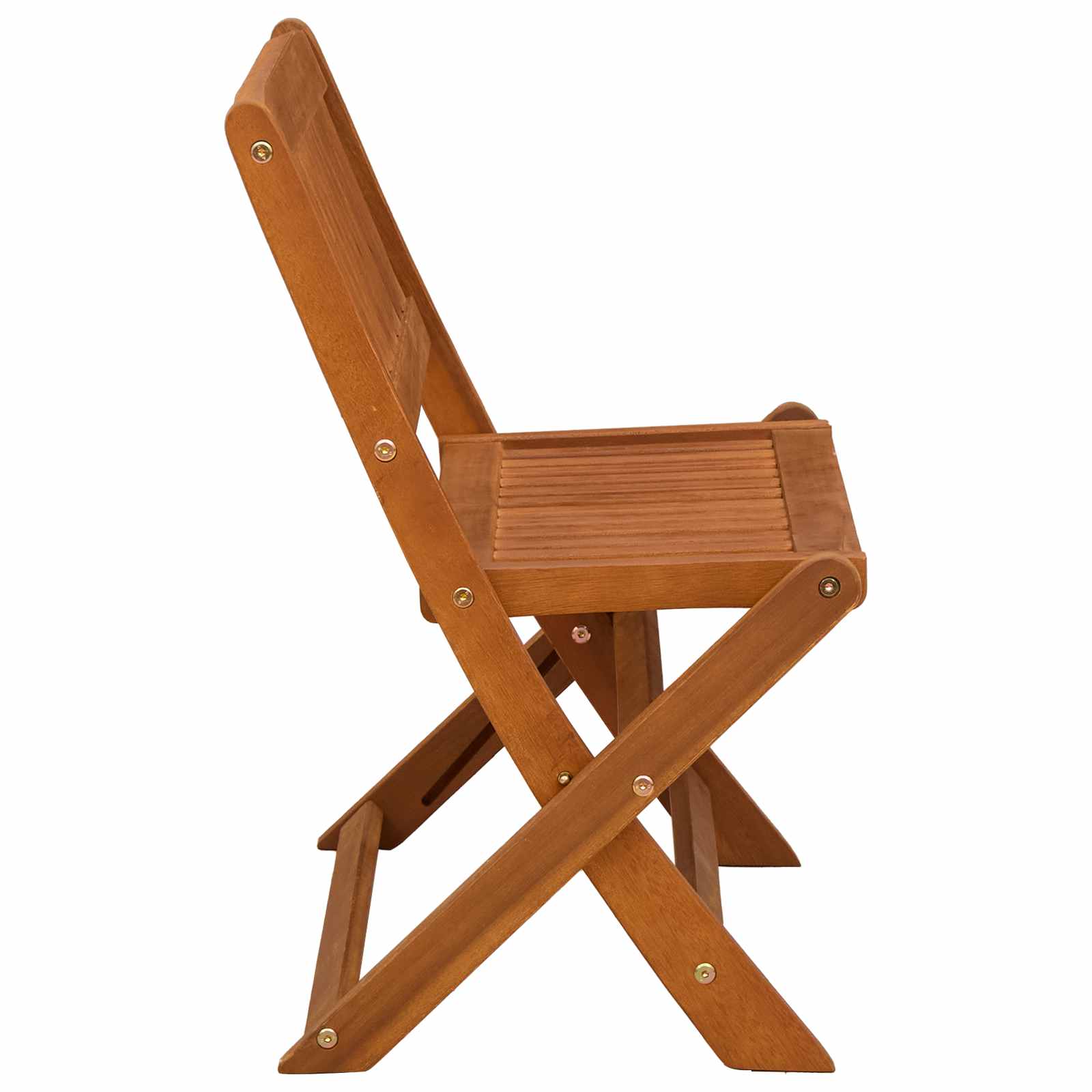 Kinderbank Braun 61 x 38 x 57 cm Massives Eukalyptus Holz