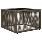 Gartensofa-set 10 pcs Grau Poly-Rattan